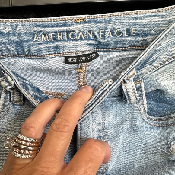 🦅 American Eagle Next Level High Rise Stretch Size 6 Short - Picture 6 of 6